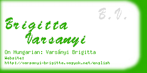 brigitta varsanyi business card